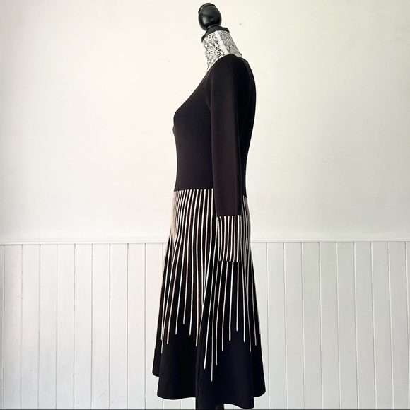RW&CO Striped Ribbed Knit Long Sleeve Dress Size S - Picture 5 of 15